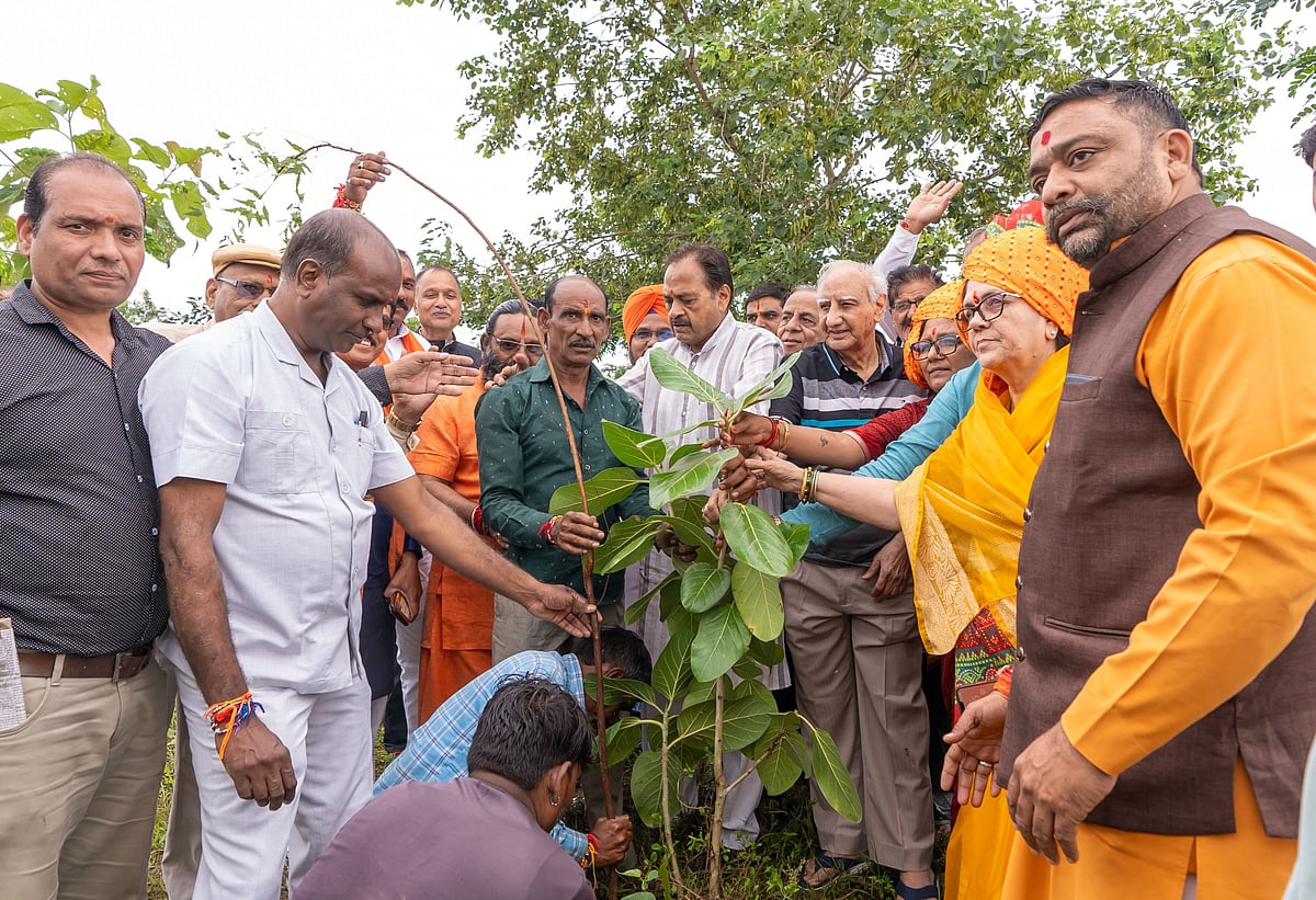 Over 2000 Saplings Planted In Dhar's 